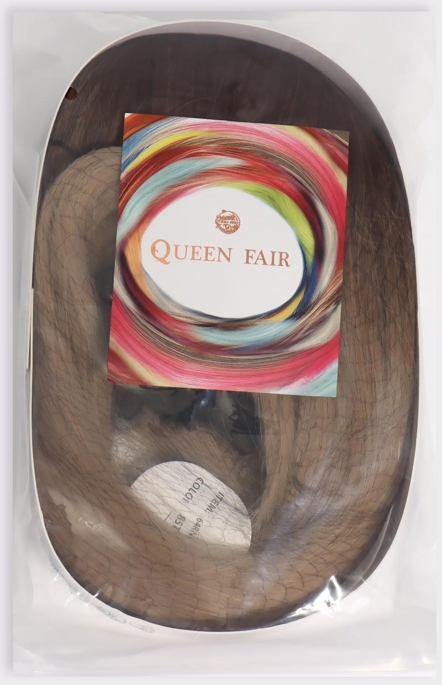 Парик искусственный, с чёлкой, имитация кожи, 60 см, цвет русый/блонд