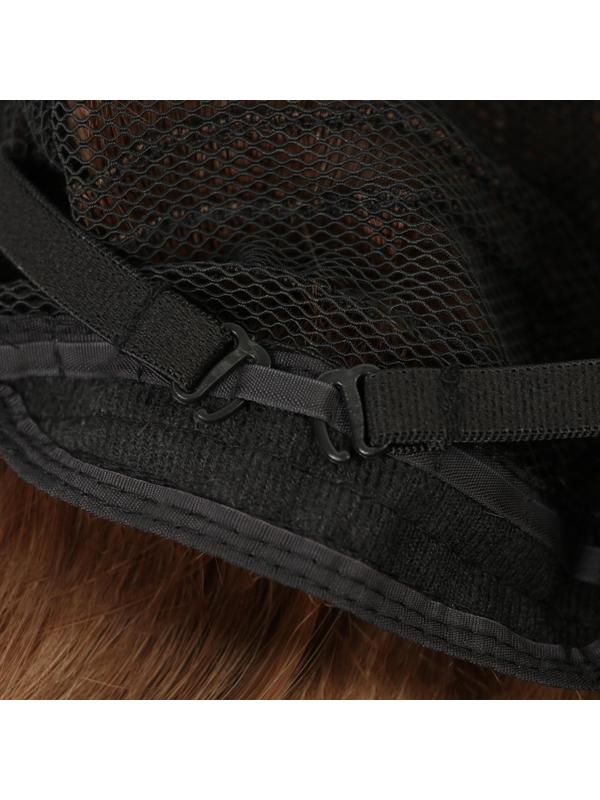 Парик искусственный, с чёлкой, имитация кожи, 60 см, цвет русый/блонд