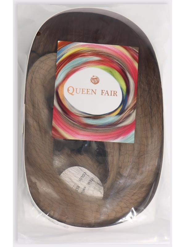 Парик искусственный, с чёлкой, имитация кожи, 60 см, цвет русый/блонд