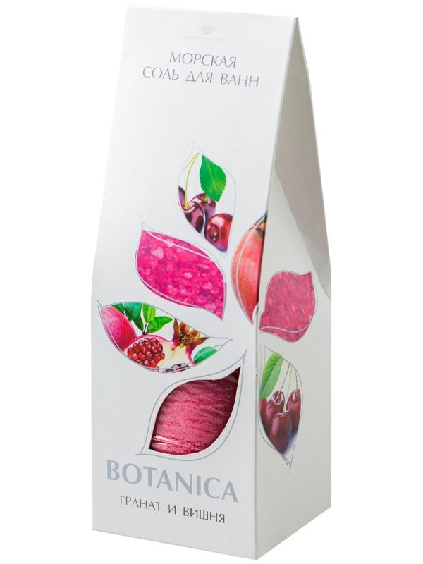 Соль для ванн BOTANICA, гранат и вишня, 700 г