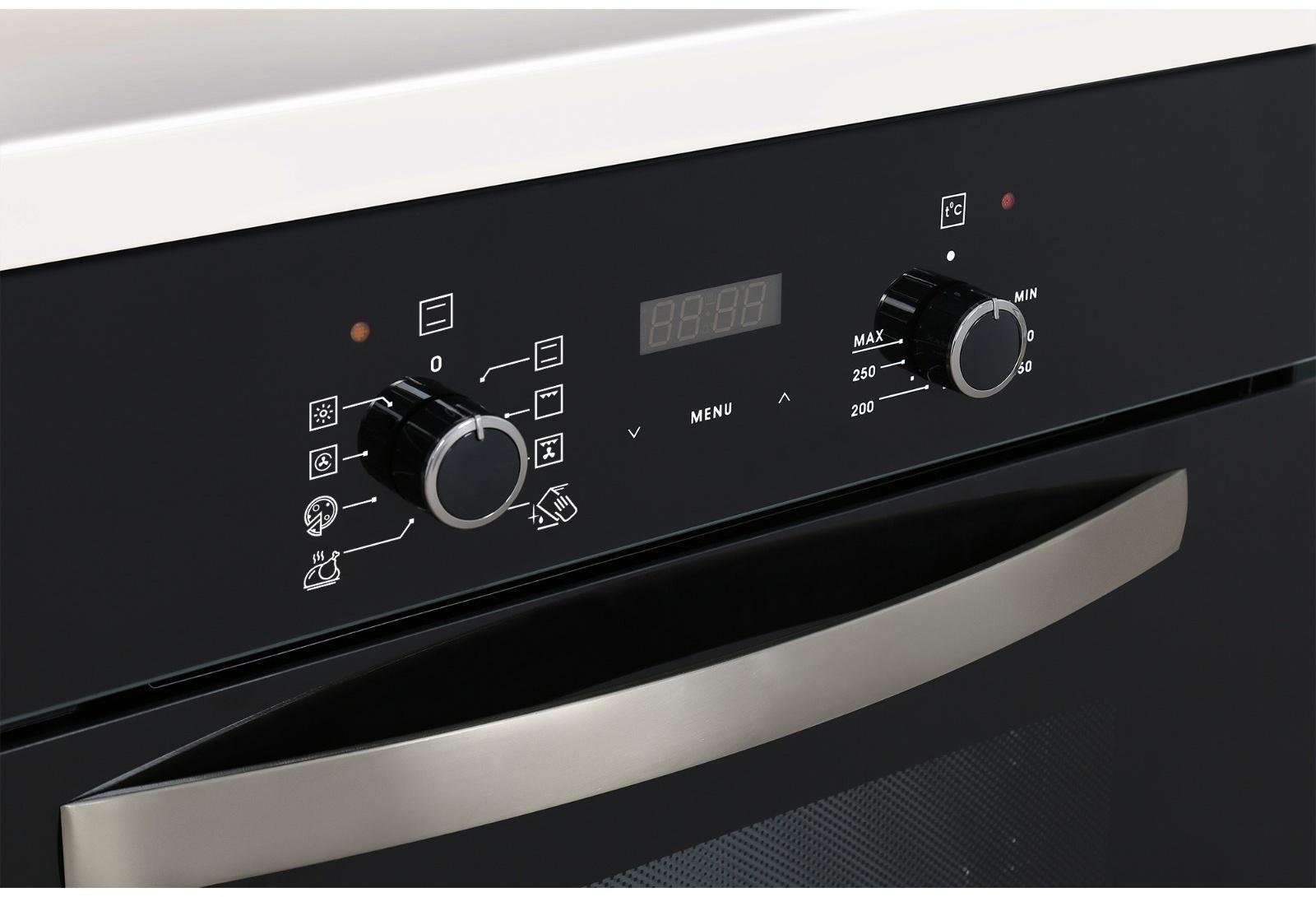 Духовой шкаф Gefest ДА 622-02 А, электрический, 55 л, класс А, чёрный