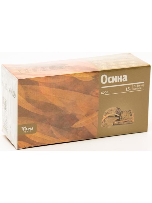Кора осины, 20 фильтр пакетов по 1.5 г