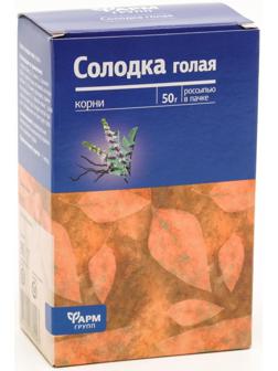 Солодка голая корни, 50 г