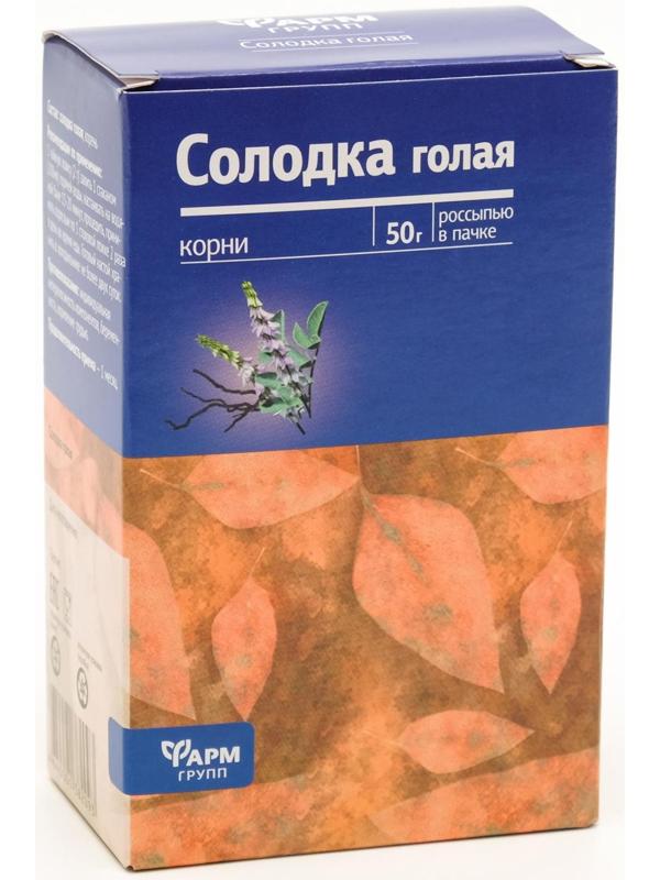 Солодка голая корни, 50 г