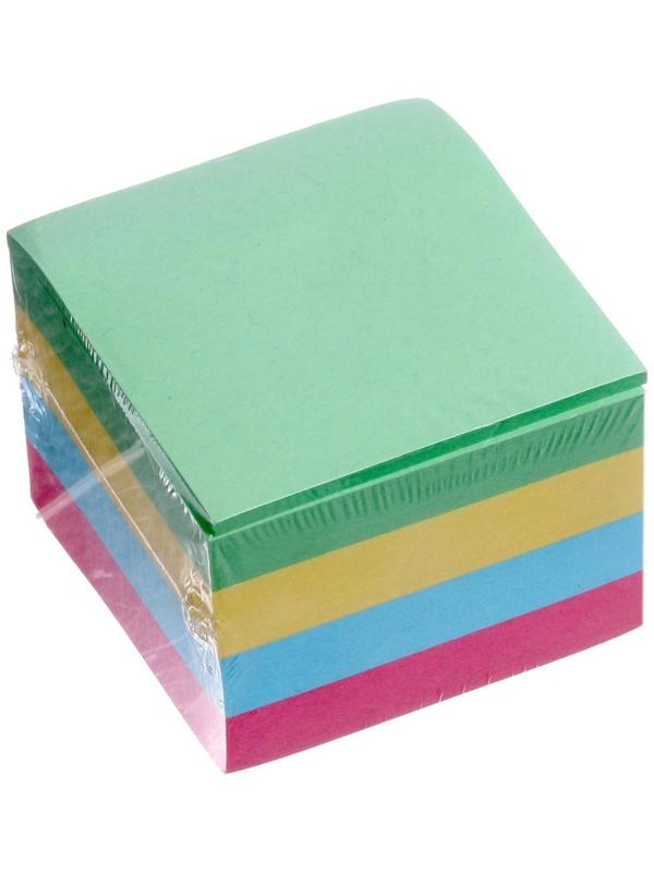 Блок с липким краем 51 мм х 51 мм, 400 листов, пастель, 4 цвета