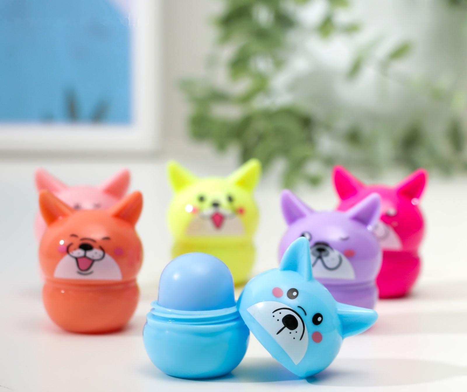 Бальзам для губ «Пёсик», микс цветов и ароматов