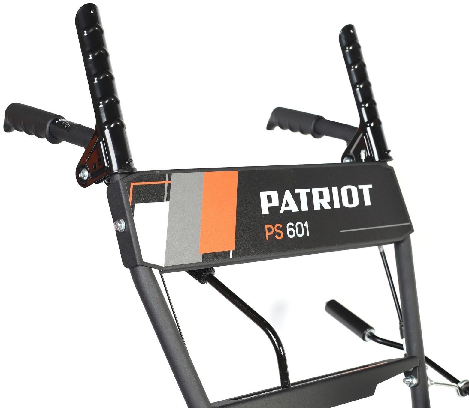 Снегоуборщик PATRIOT PS601, 4Т, 5100 Вт, 7 л.с, самоходный, ск. 5/2, шир./выс. 56/42 см