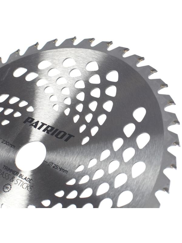 Нож PATRIOT TBS-40P, 230х25.4 мм, 40 зубьев