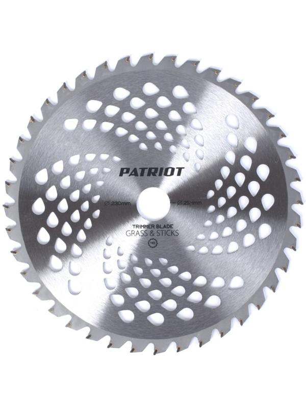 Нож PATRIOT TBS-40P, 230х25.4 мм, 40 зубьев