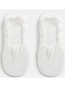 Носки-невидимки женские «Цветочки», размер 36-37 (23 см)