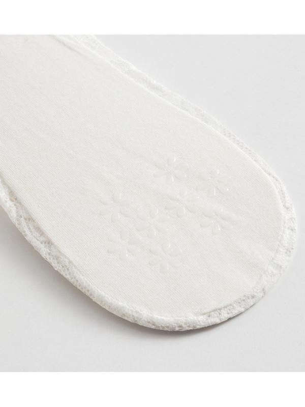 Носки-невидимки женские «Цветочки», размер 36-37 (23 см)