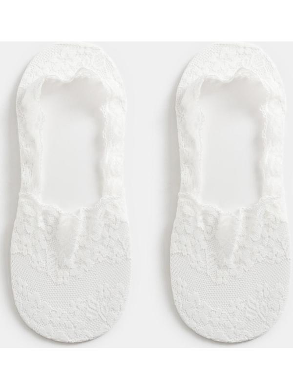 Носки-невидимки женские «Цветочки», размер 36-37 (23 см)