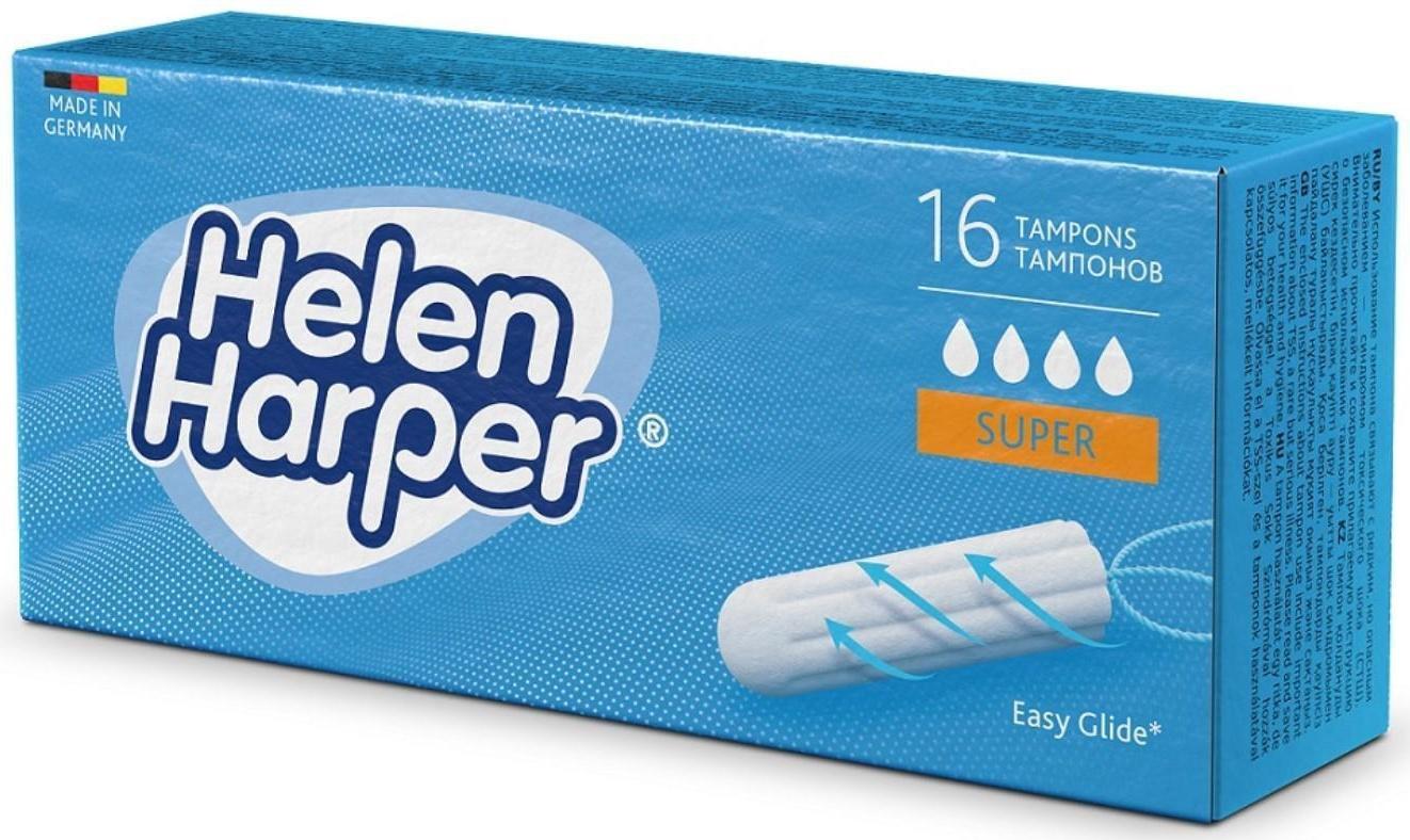 Тампоны безаппликаторные Helen Harper, Super, 16 шт.