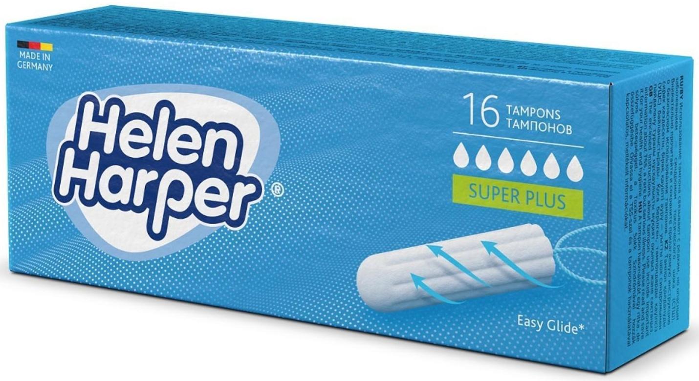 Тампоны безаппликаторные Helen Harper, Super Plus, 16 шт.
