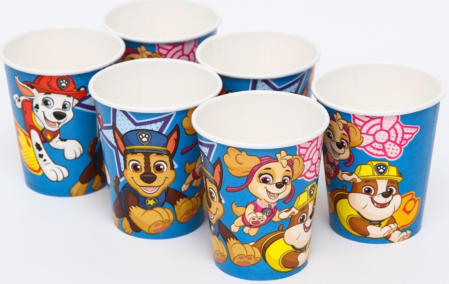 Набор бумажной посуды, на 6 персон 