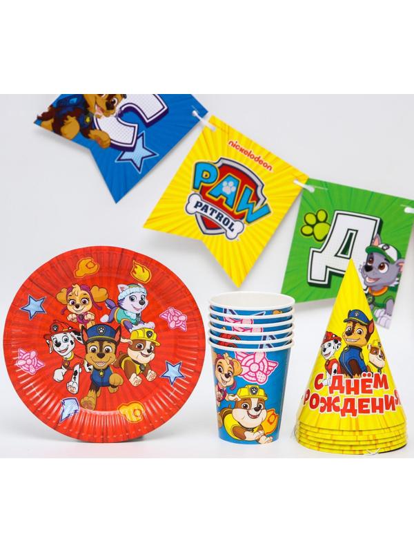 Набор бумажной посуды, на 6 персон 