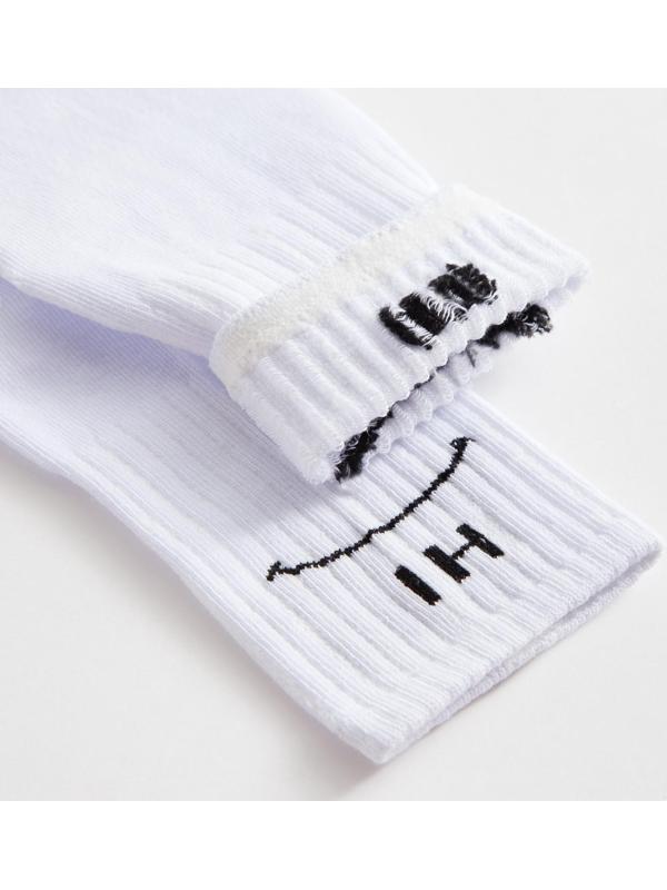Носки мужские MINAKU «Hi-Bye», цвет белый, размер 42-43 (27 см)