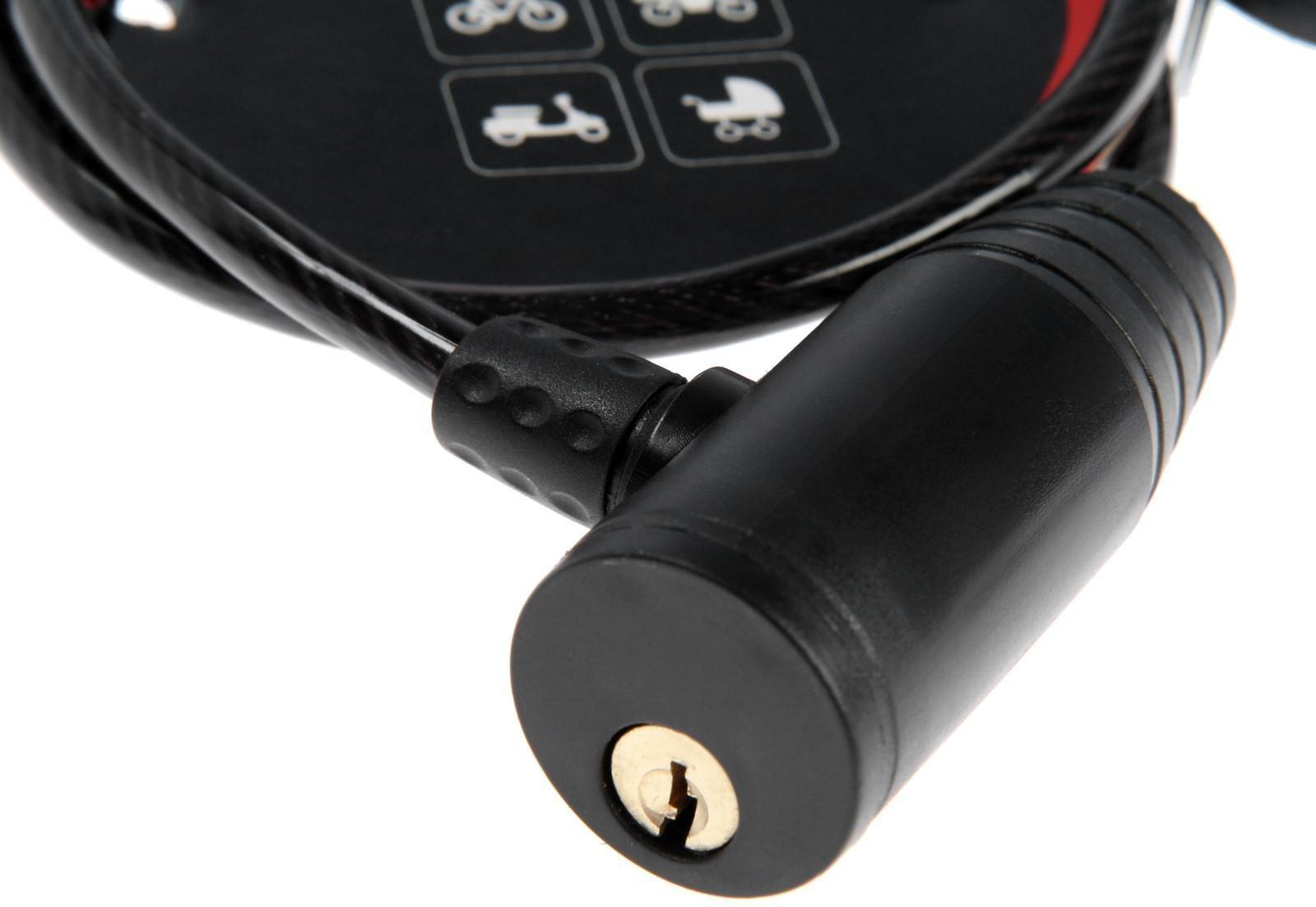 Замок навесной велосипедный Dream Bike, 6 x 650 мм, английский ключ с пластиковой ручкой