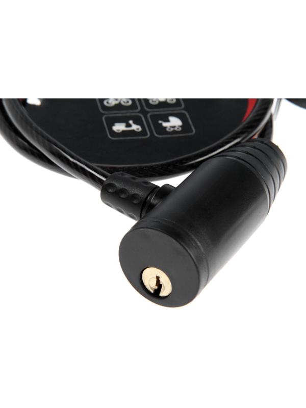 Замок навесной велосипедный Dream Bike, 6 x 650 мм, английский ключ с пластиковой ручкой