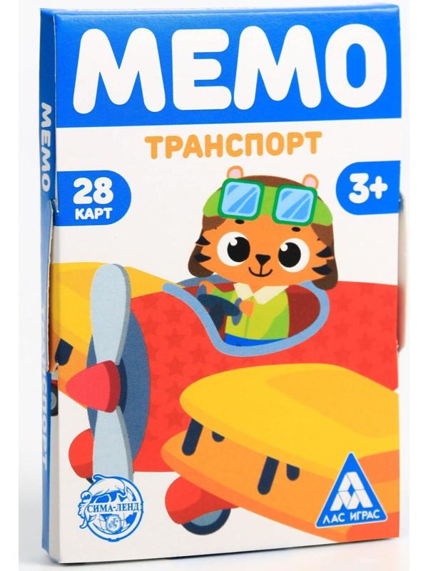 Развивающая игра «Мемо. Транспорт», 3+