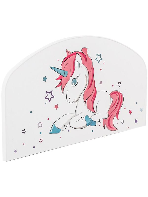 Бортик-Ограничитель Единорог, 800х400, Белый, с фотопечатью