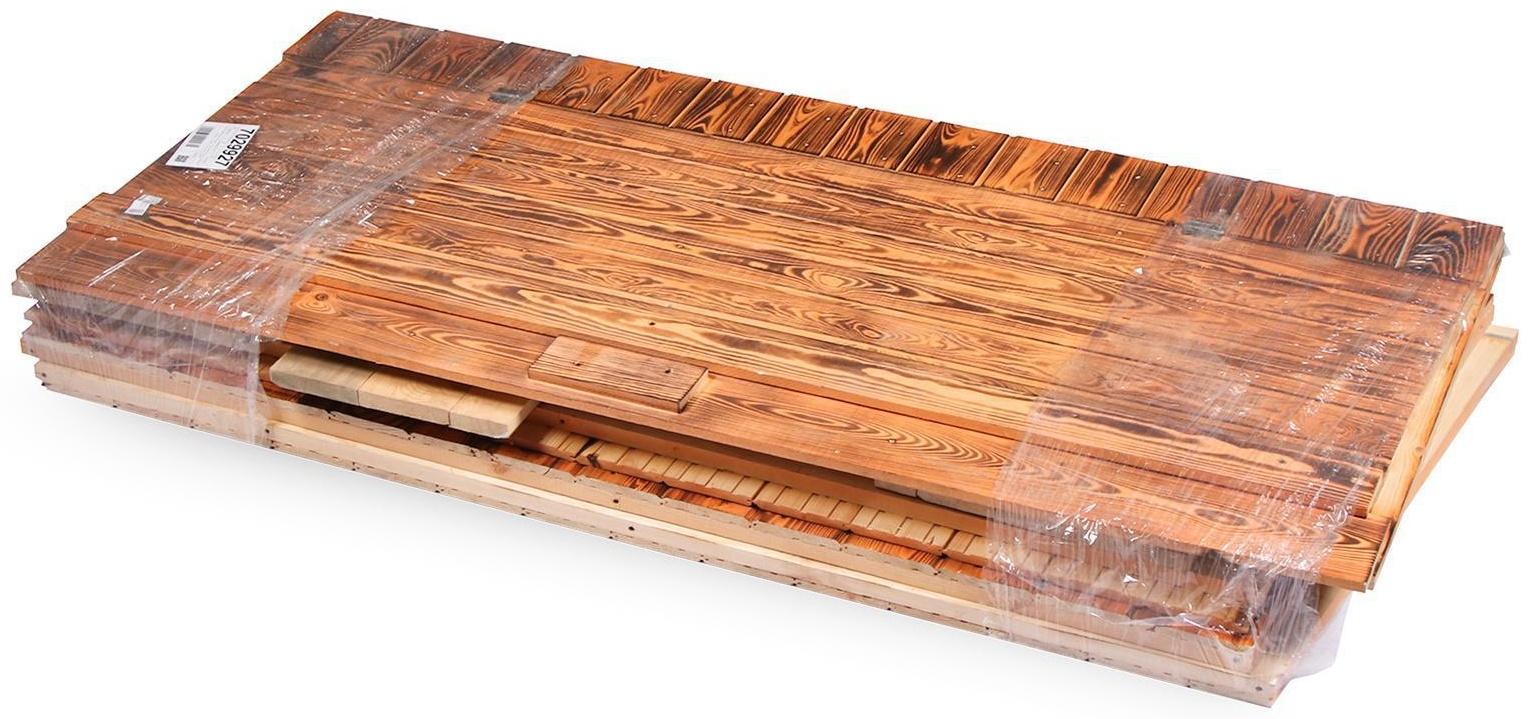 Туалет дачный, деревянный, 202 × 118 × 120 см, 1 и 2 - го сорта, «Эконом»