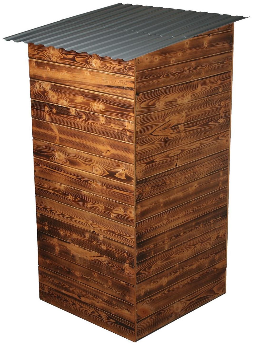 Туалет дачный, деревянный, 202 × 118 × 120 см, 1 и 2 - го сорта, «Эконом»