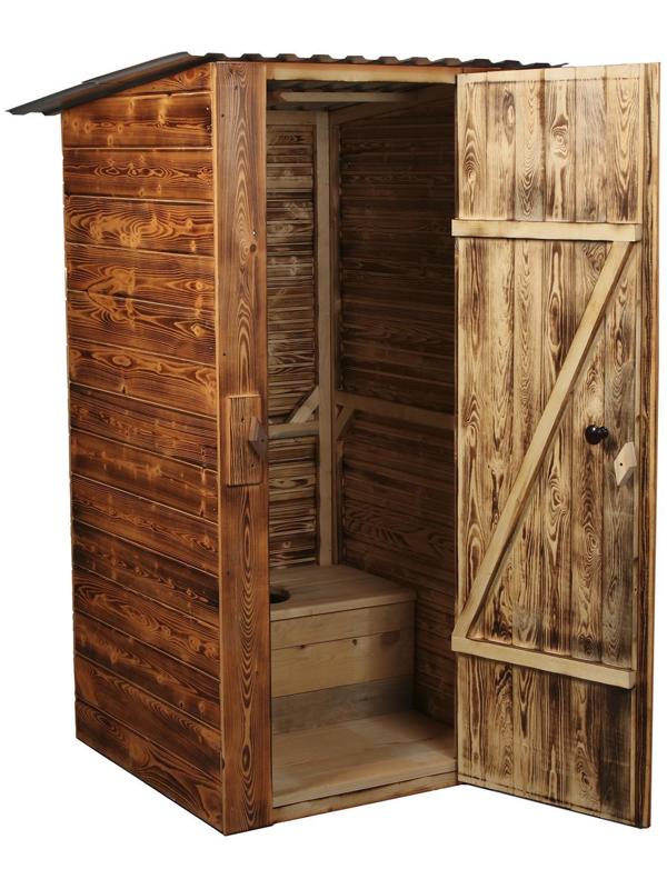 Туалет дачный, деревянный, 202 × 118 × 120 см, 1 и 2 - го сорта, «Эконом»