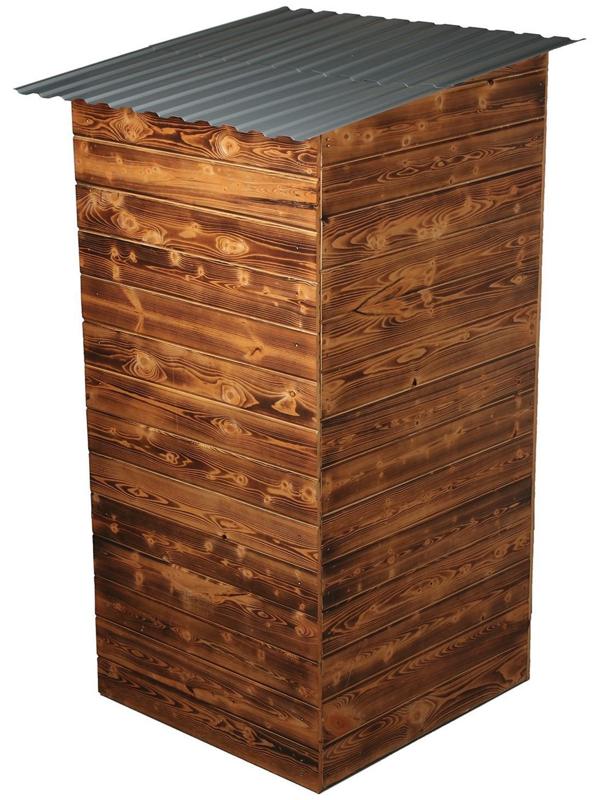 Туалет дачный, деревянный, 202 × 118 × 120 см, 1 и 2 - го сорта, «Эконом»