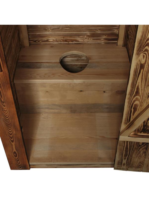 Туалет дачный, деревянный, 202 × 118 × 120 см, 1 и 2 - го сорта, «Эконом»