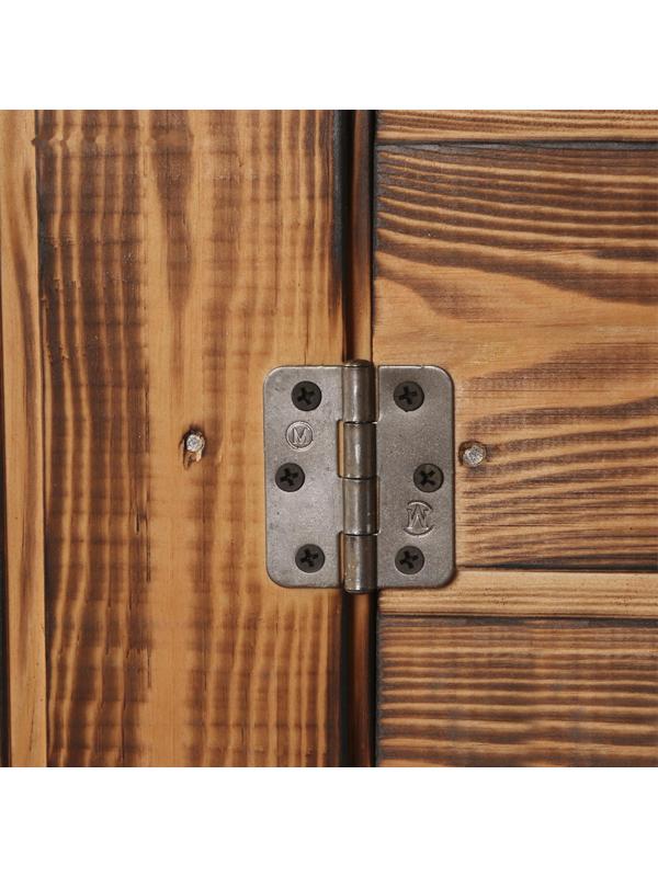 Туалет дачный, деревянный, 202 × 118 × 120 см, 1 и 2 - го сорта, «Эконом»