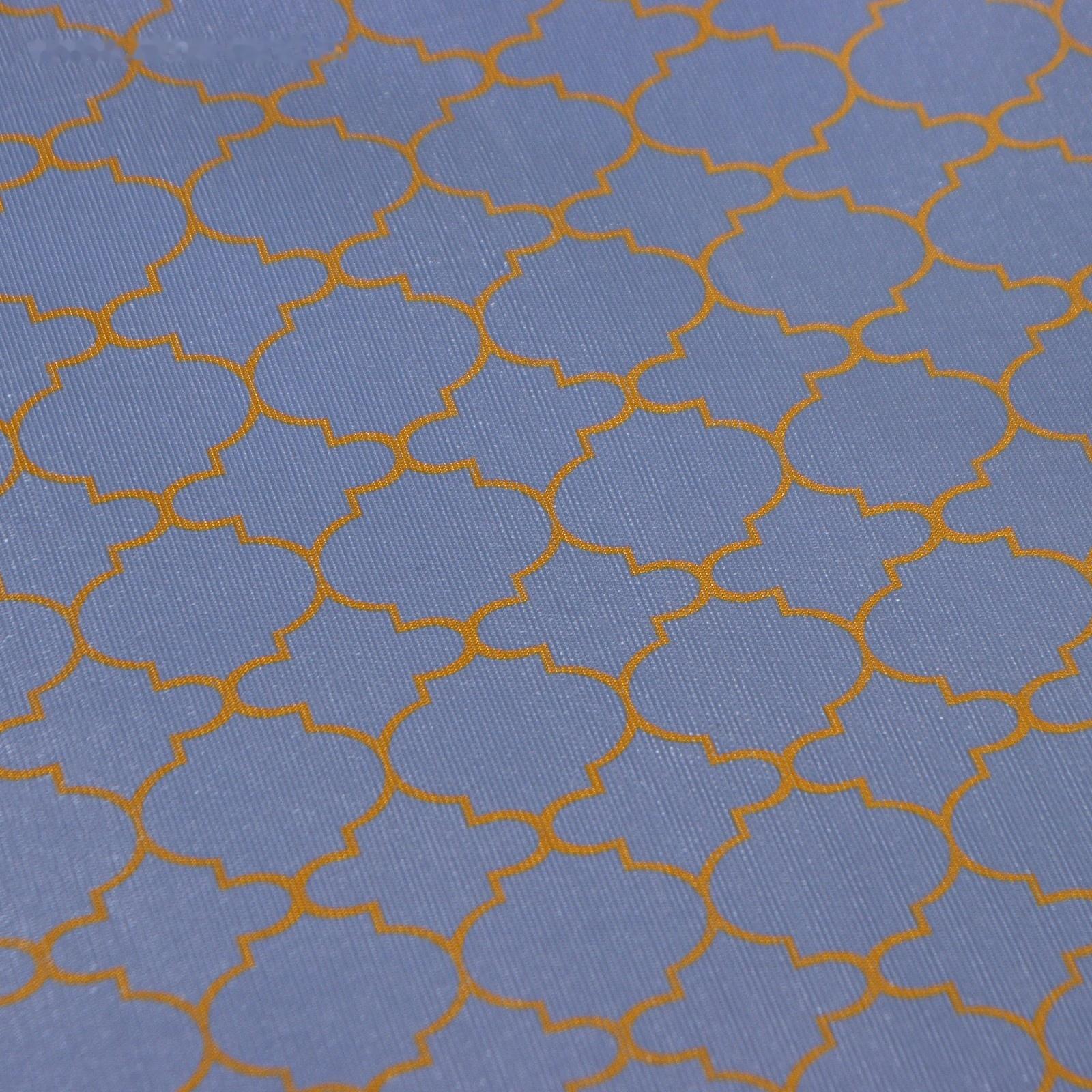 Клеёнка на стол на тканевой основе Доляна «Орнамент», ширина 137 см, рулон 20 м, цвет серый