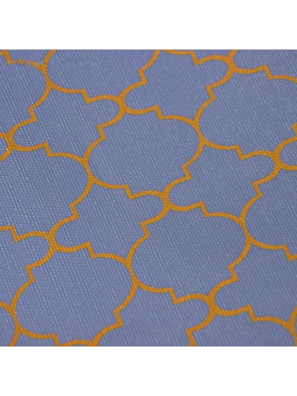 Клеёнка на стол на тканевой основе Доляна «Орнамент», ширина 137 см, рулон 20 м, цвет серый