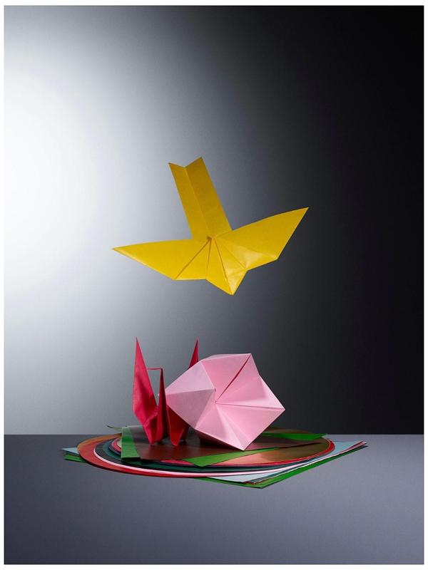 Бумага для оригами ЛУСТИГТ, разные цвета/разные формы