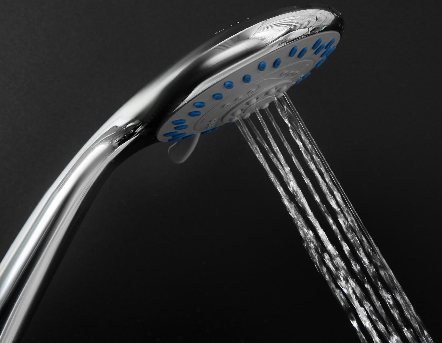 Душевая лейка ZEIN Z0401, 4 режима, средняя, d=95 мм, пластик, цвет хром