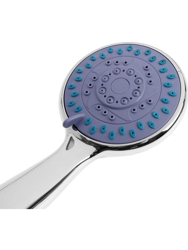 Душевая лейка ZEIN Z0401, 4 режима, средняя, d=95 мм, пластик, цвет хром