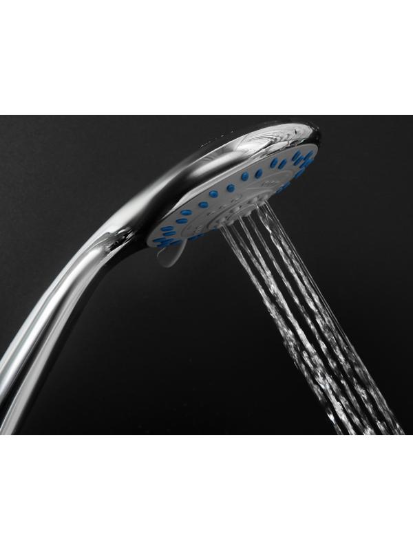 Душевая лейка ZEIN Z0401, 4 режима, средняя, d=95 мм, пластик, цвет хром