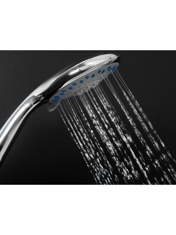 Душевая лейка ZEIN Z0401, 4 режима, средняя, d=95 мм, пластик, цвет хром