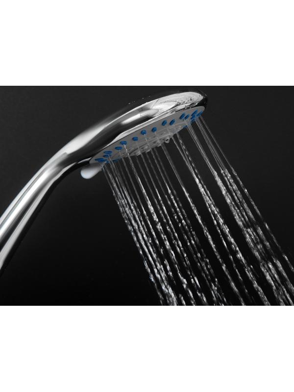 Душевая лейка ZEIN Z0401, 4 режима, средняя, d=95 мм, пластик, цвет хром