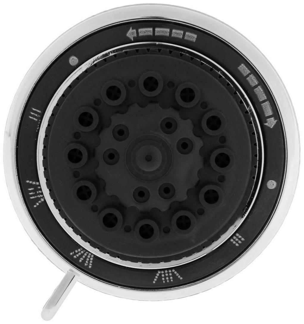 Лейка стационарная ZEIN Z0509, 5 режимов, с черными вставками, пластик