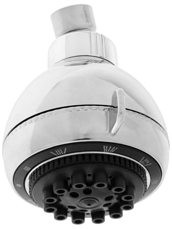 Лейка стационарная ZEIN Z0509, 5 режимов, с черными вставками, пластик