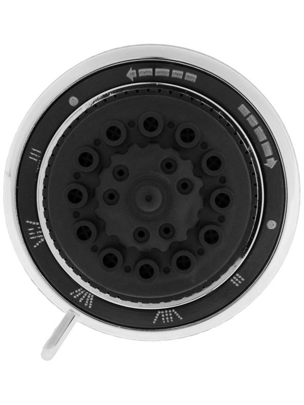 Лейка стационарная ZEIN Z0509, 5 режимов, с черными вставками, пластик