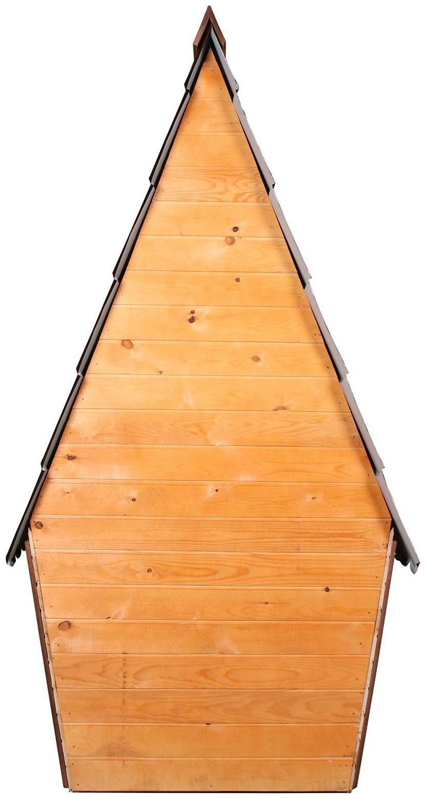 Туалет дачный, деревянный, 280 × 152 × 115 см, 1 и 2 - го сорта, «Теремок»