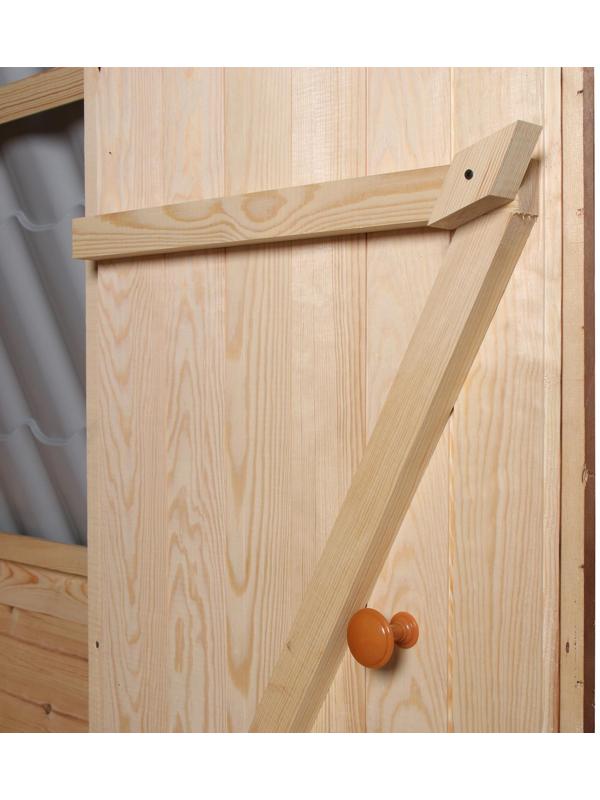 Туалет дачный, деревянный, 280 × 152 × 115 см, 1 и 2 - го сорта, «Теремок»