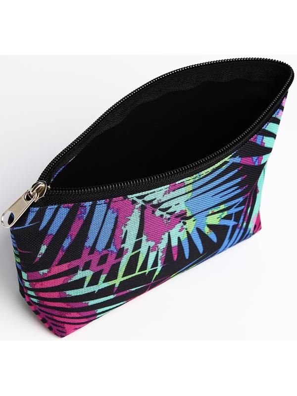 Косметичка, отдел на молнии, цвет разноцветный