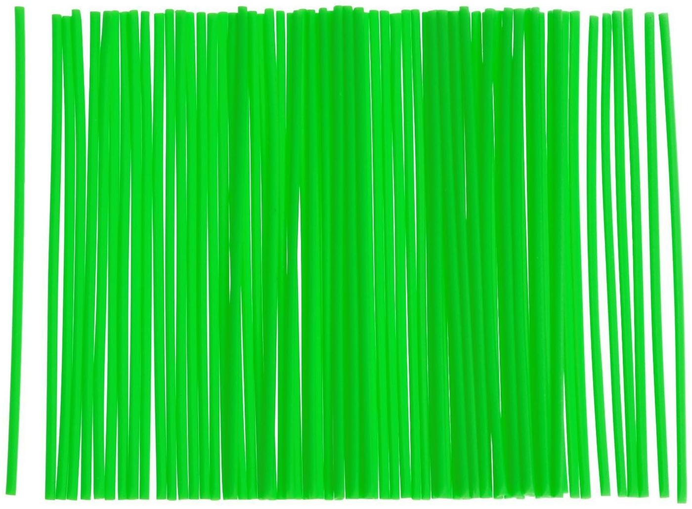 Декоративные накладки на спицы мотоцикла, 23×0,5 см, зеленый, набор 72 шт