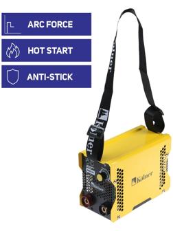 Сварочный аппарат инверторный Kolner KIWM 230, 230 А, 4.1 кВт, 20-230 А, d=1.6-4 мм, ПВ 80%