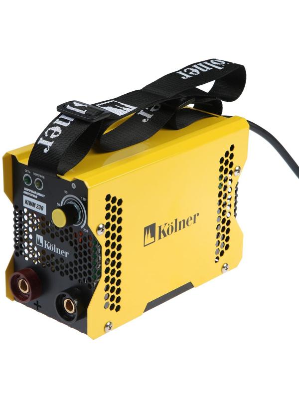 Сварочный аппарат инверторный Kolner KIWM 230, 230 А, 4.1 кВт, 20-230 А, d=1.6-4 мм, ПВ 80%