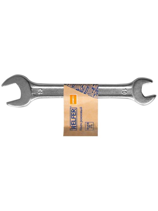 Ключ рожковый HELFER HF002111, 10х13 мм