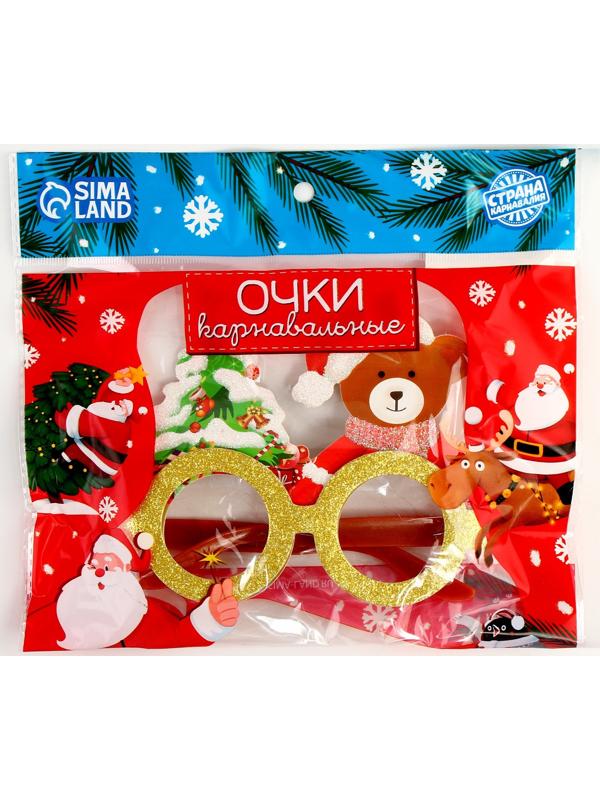 Карнавальные очки «Новый год», виды МИКС